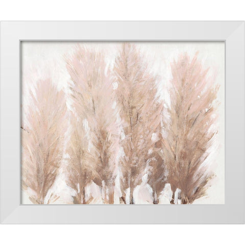 Pampas Grass II White Modern Wood Framed Art Print by OToole, Tim