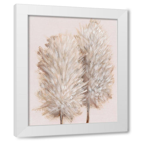 Pampas Grass III White Modern Wood Framed Art Print by OToole, Tim