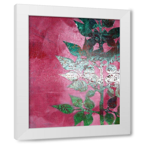 Mono Branch I White Modern Wood Framed Art Print by Moore, Regina