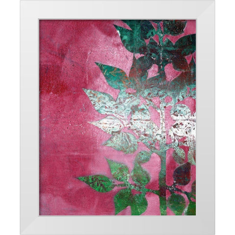 Mono Branch I White Modern Wood Framed Art Print by Moore, Regina