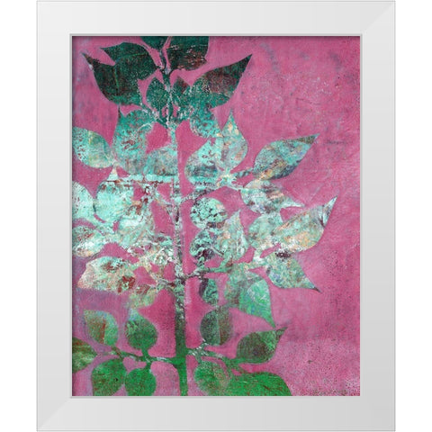 Mono Branch II White Modern Wood Framed Art Print by Moore, Regina