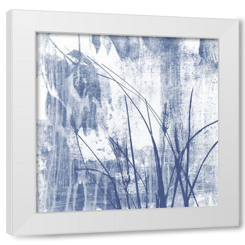 Indigo Exposure I White Modern Wood Framed Art Print by Goldberger, Jennifer