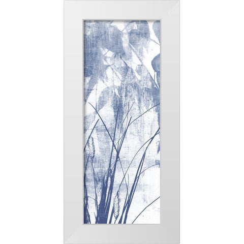 Indigo Exposure IV White Modern Wood Framed Art Print by Goldberger, Jennifer