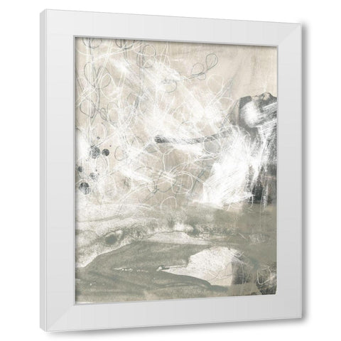 Stonewash I White Modern Wood Framed Art Print by Vess, June Erica
