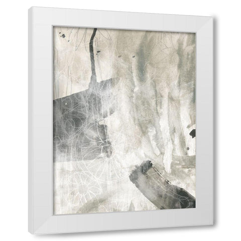 Stonewash III White Modern Wood Framed Art Print by Vess, June Erica