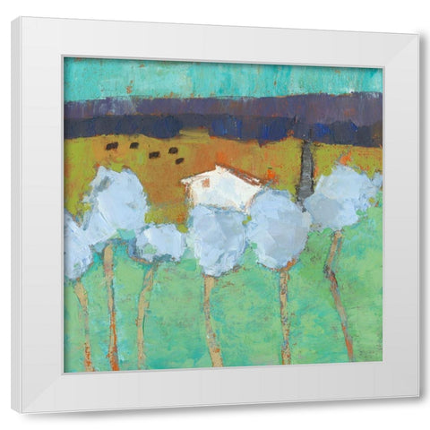 Wim Barn White Modern Wood Framed Art Print by Jachimiec, Sue