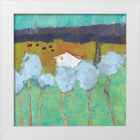 Wim Barn White Modern Wood Framed Art Print by Jachimiec, Sue