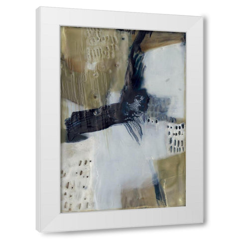 Gage II White Modern Wood Framed Art Print by Jachimiec, Sue