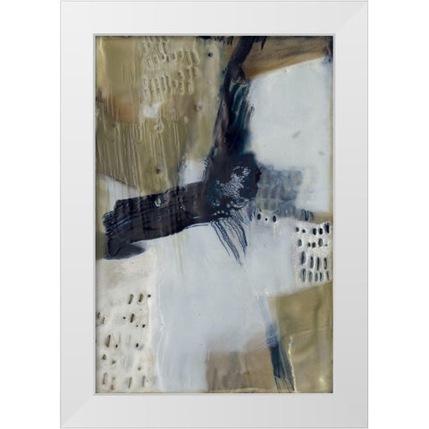 Gage II White Modern Wood Framed Art Print by Jachimiec, Sue