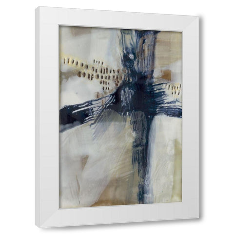 Gage III White Modern Wood Framed Art Print by Jachimiec, Sue