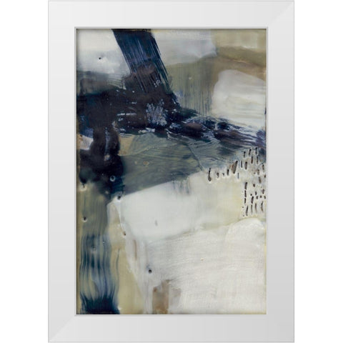 Gage IV White Modern Wood Framed Art Print by Jachimiec, Sue