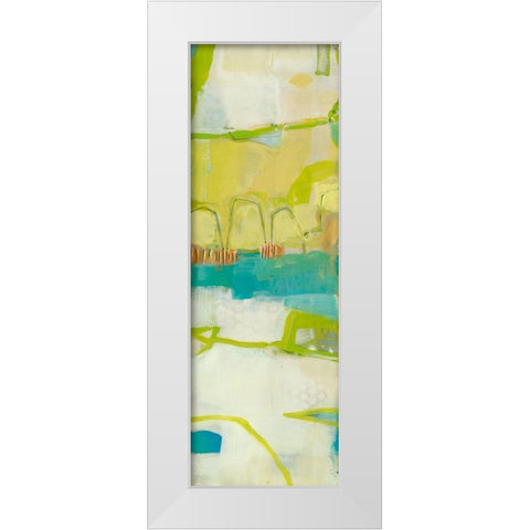 Abroad II White Modern Wood Framed Art Print by Jachimiec, Sue