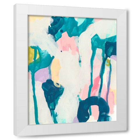 Bright Vibe II White Modern Wood Framed Art Print by Vess, June Erica
