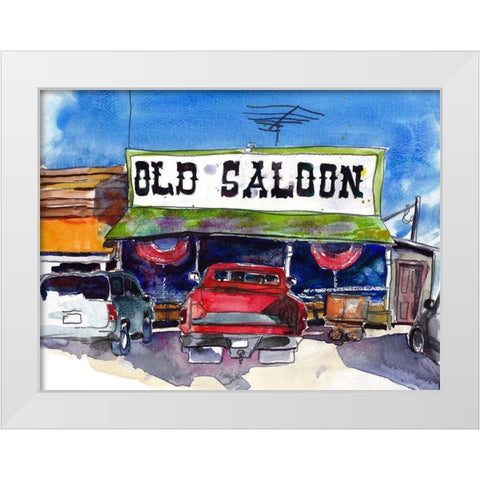 Country Life IV White Modern Wood Framed Art Print by McCreery, Paul