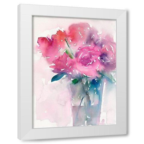 Half A Dozen White Modern Wood Framed Art Print by Dixon, Samuel