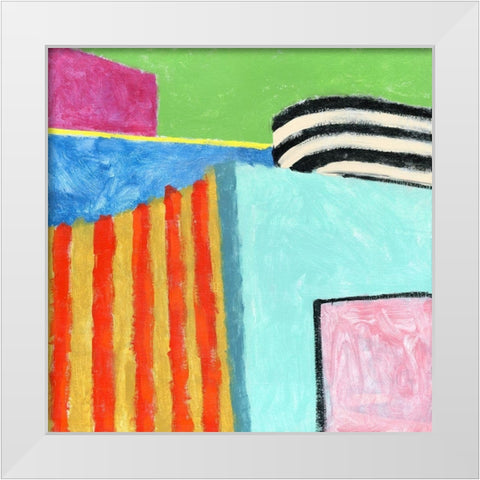 Museum I White Modern Wood Framed Art Print by Galapon, Nikki