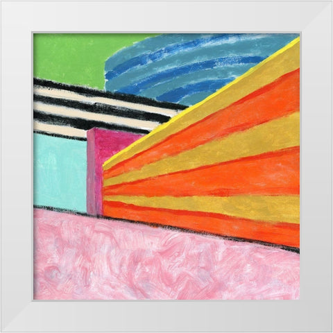 Museum II White Modern Wood Framed Art Print by Galapon, Nikki