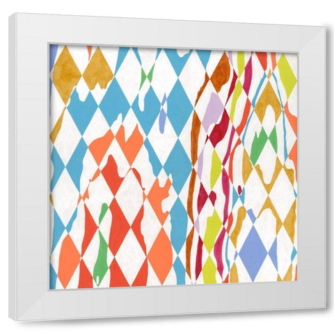 New Years Eve White Modern Wood Framed Art Print by Galapon, Nikki