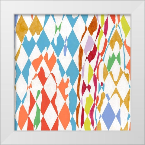 New Years Eve White Modern Wood Framed Art Print by Galapon, Nikki