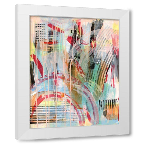Skid White Modern Wood Framed Art Print by Galapon, Nikki