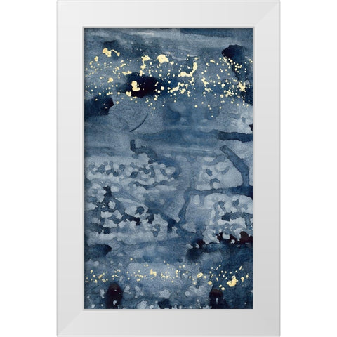 Spindrift I White Modern Wood Framed Art Print by Binder, Vanessa