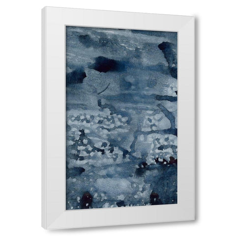 Spindrift I White Modern Wood Framed Art Print by Binder, Vanessa