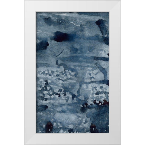 Spindrift I White Modern Wood Framed Art Print by Binder, Vanessa