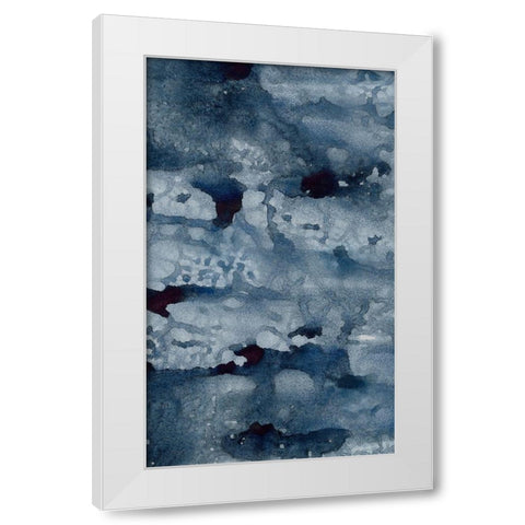 Spindrift II White Modern Wood Framed Art Print by Binder, Vanessa
