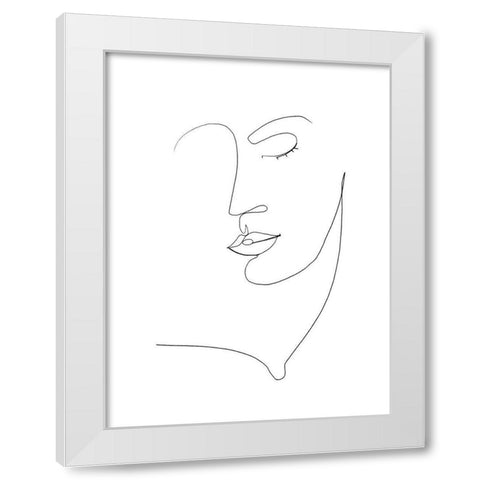 Memory of Her I White Modern Wood Framed Art Print by Popp, Grace