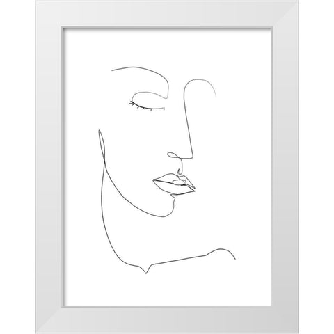 Memory of Her II White Modern Wood Framed Art Print by Popp, Grace