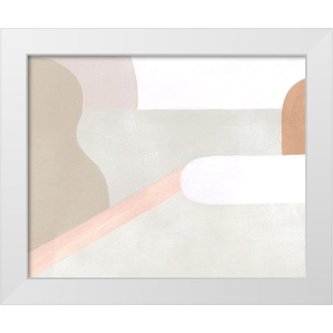 Light Landscape I White Modern Wood Framed Art Print by Popp, Grace