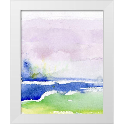 Into the Mystic I White Modern Wood Framed Art Print by Ludwig, Alicia