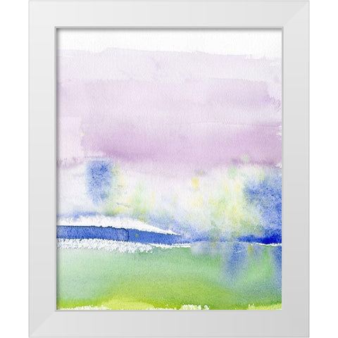 Into the Mystic II White Modern Wood Framed Art Print by Ludwig, Alicia
