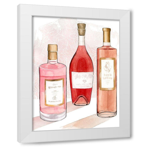 RosÃ© Summer I White Modern Wood Framed Art Print by Popp, Grace