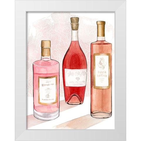 RosÃ© Summer I White Modern Wood Framed Art Print by Popp, Grace