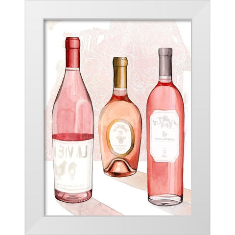 RosÃ© Summer II White Modern Wood Framed Art Print by Popp, Grace