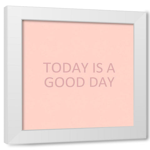 Simple Sentiment III White Modern Wood Framed Art Print by Borges, Victoria