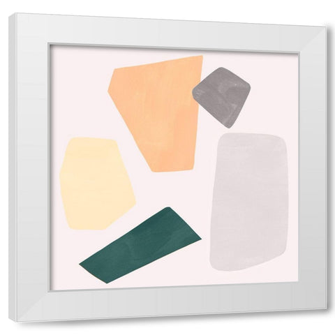 Curio IV White Modern Wood Framed Art Print by Scarvey, Emma