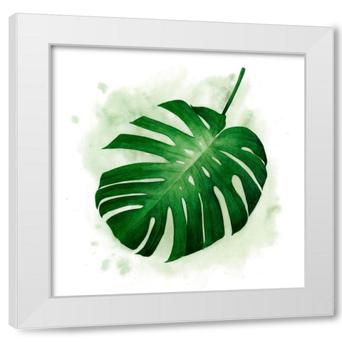 Palm Wash II White Modern Wood Framed Art Print by Popp, Grace