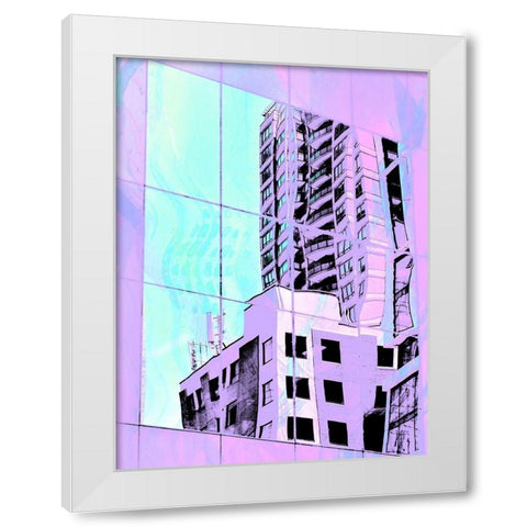 Urban Pastels I White Modern Wood Framed Art Print by Bane, Eva