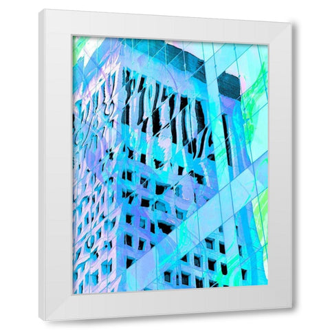 Urban Pastels IV White Modern Wood Framed Art Print by Bane, Eva