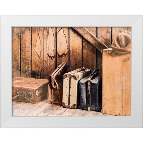 Travel Back in Time II White Modern Wood Framed Art Print by Bane, Eva