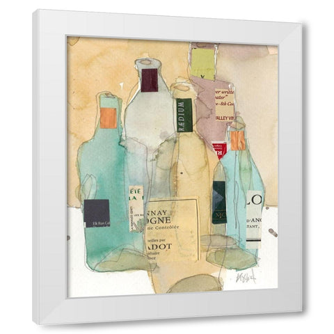 Wines and Spirits II White Modern Wood Framed Art Print by Dixon, Samuel