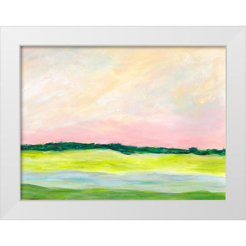 Acclivity I White Modern Wood Framed Art Print by Moore, Regina