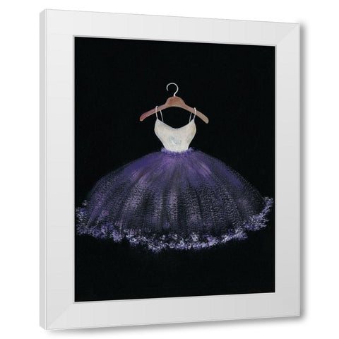 Pastel Tutu I White Modern Wood Framed Art Print by Moore, Regina