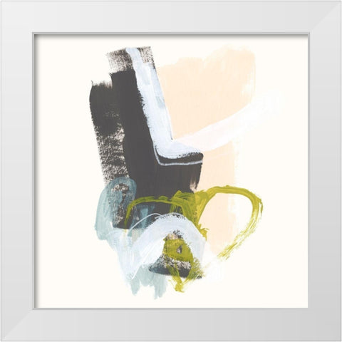 Mixed Metaphor III White Modern Wood Framed Art Print by Vess, June Erica