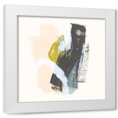 Mixed Metaphor V White Modern Wood Framed Art Print by Vess, June Erica