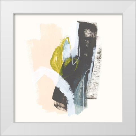Mixed Metaphor V White Modern Wood Framed Art Print by Vess, June Erica