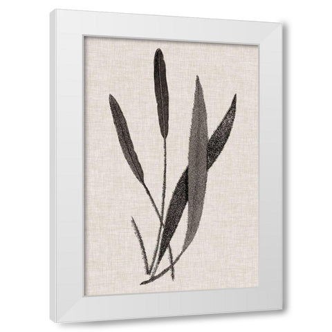 Custom Fern Family VI (LG) White Modern Wood Framed Art Print by Lowe
