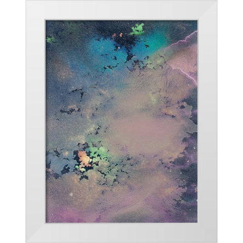 Cosmic Unicorn II White Modern Wood Framed Art Print by Ilosky, Pam